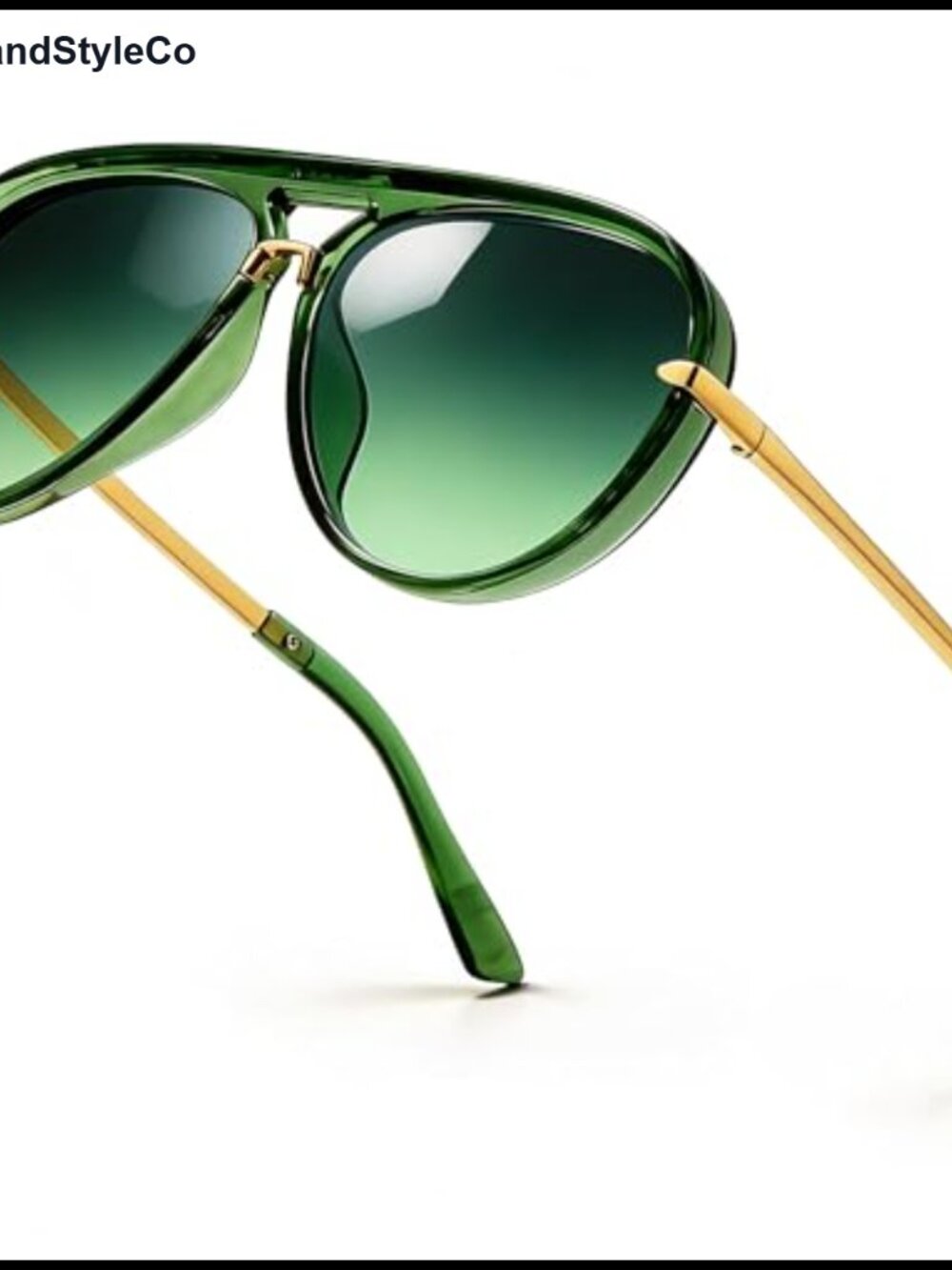 Oversized Retro Aviator Sunglasses for Women UV Protection Lightweight